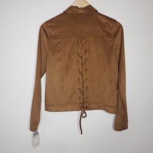 NWT Velvety brown jacket